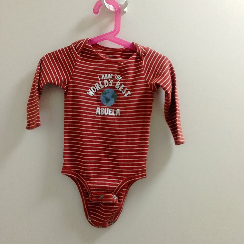 "Carter's" I Have The World's Best Abuela(which means Grandmother) Onesie